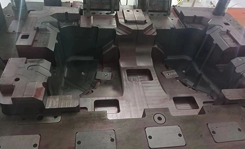 旭邦后保险杠左右下支撑支架模具
